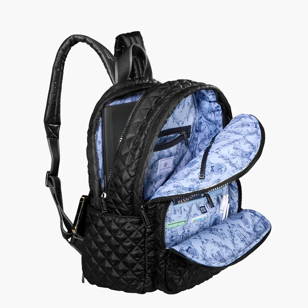 Large Wingwoman Laptop Backpack - BLACK