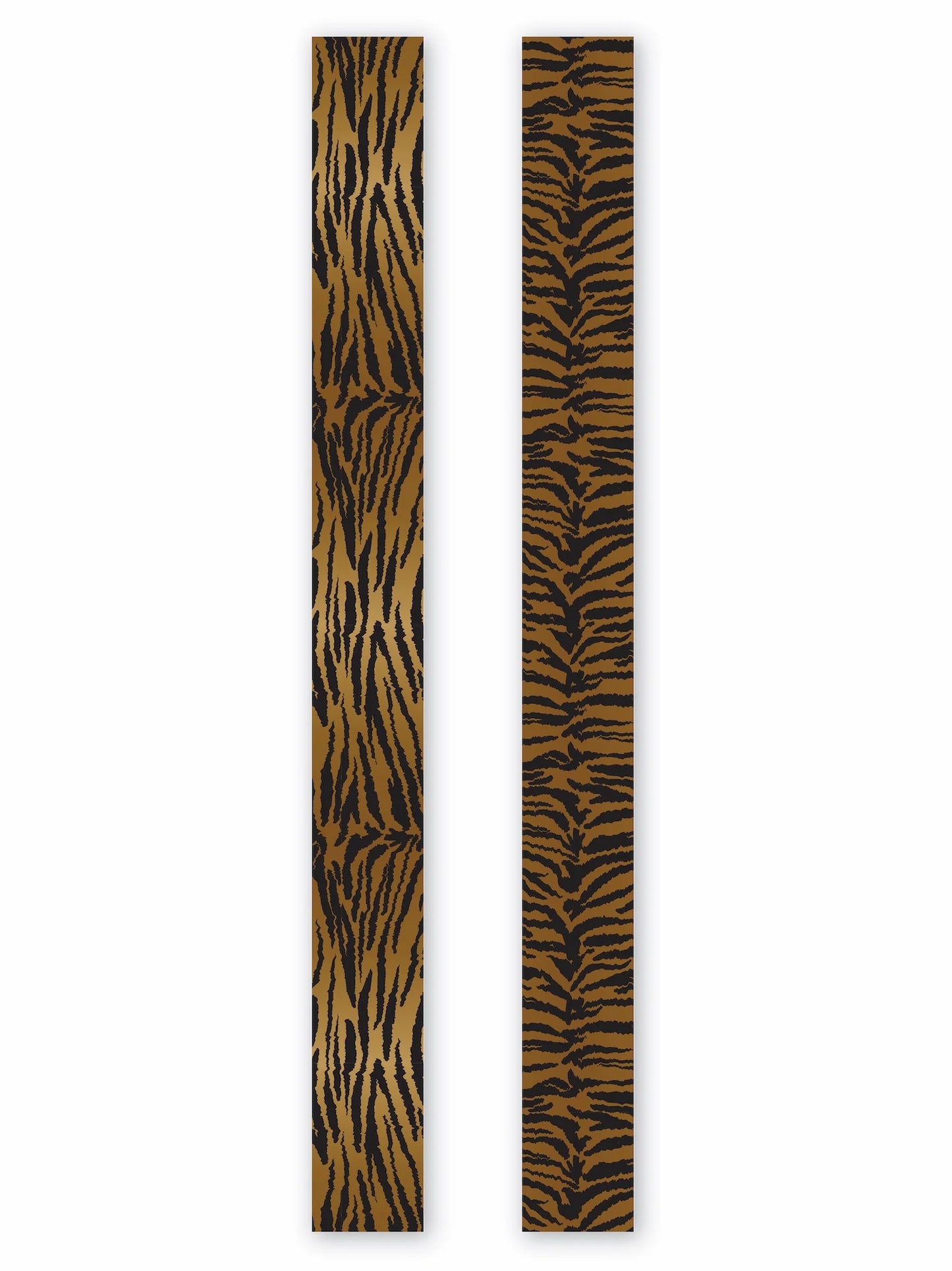 Hand-Stitched Silk Scarfette in Tiger Jacquard