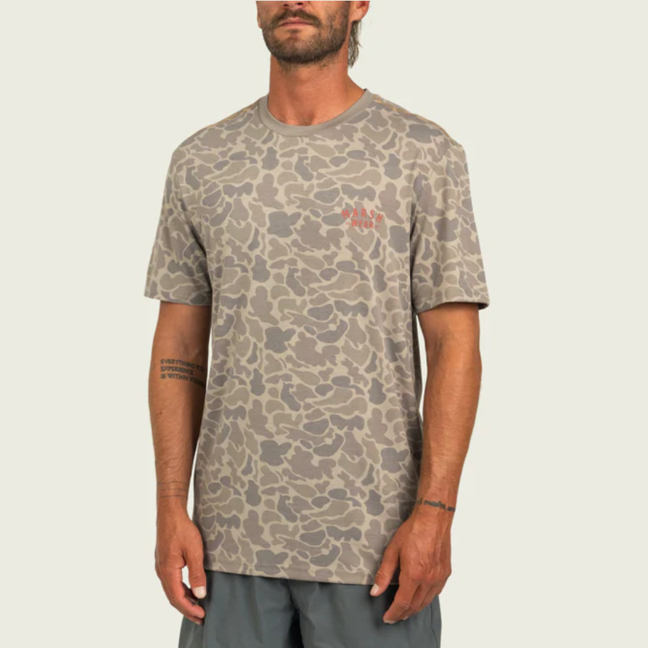 Stackhouse Hagood SS in Khaki Mallard Camo