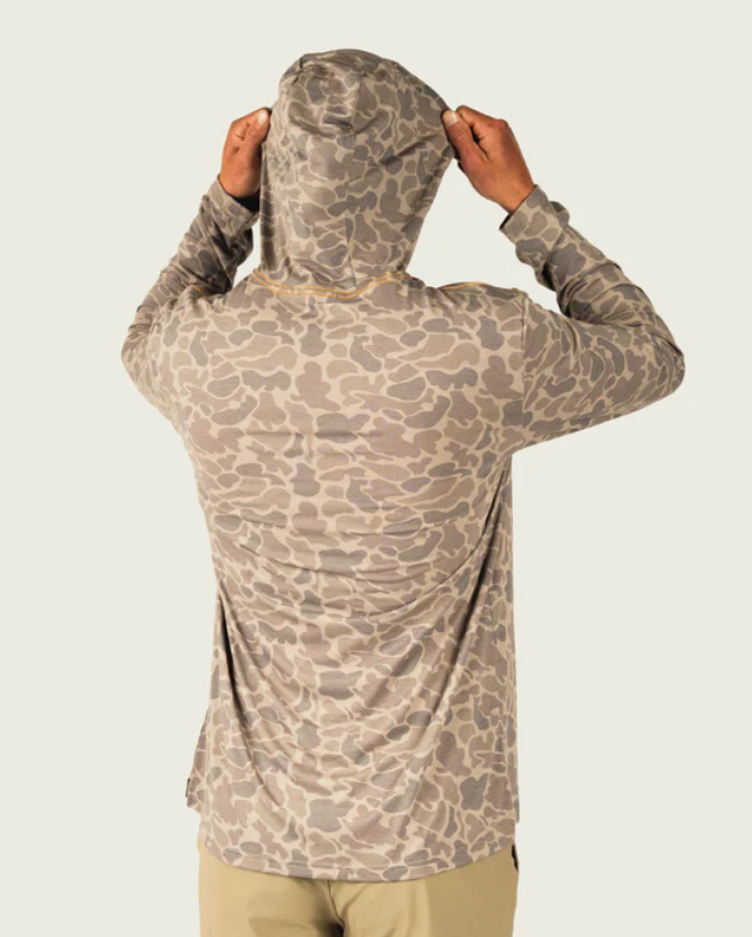 Buxton Hagood Hood Khaki Mallard Camo