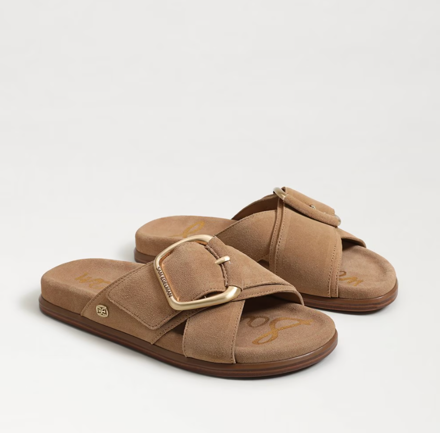 Darla Buckle Slide Sandal