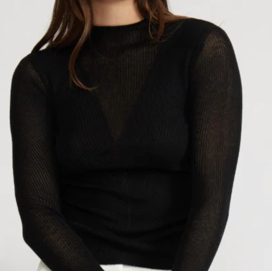 Martin Knit Top Black