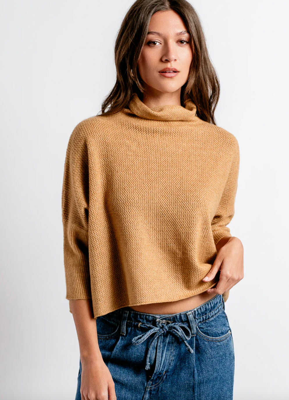 Aja London Sweater Camel