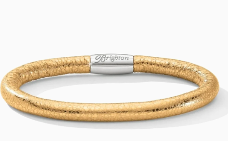 Gold Woodstock Metallic Single Bracelet