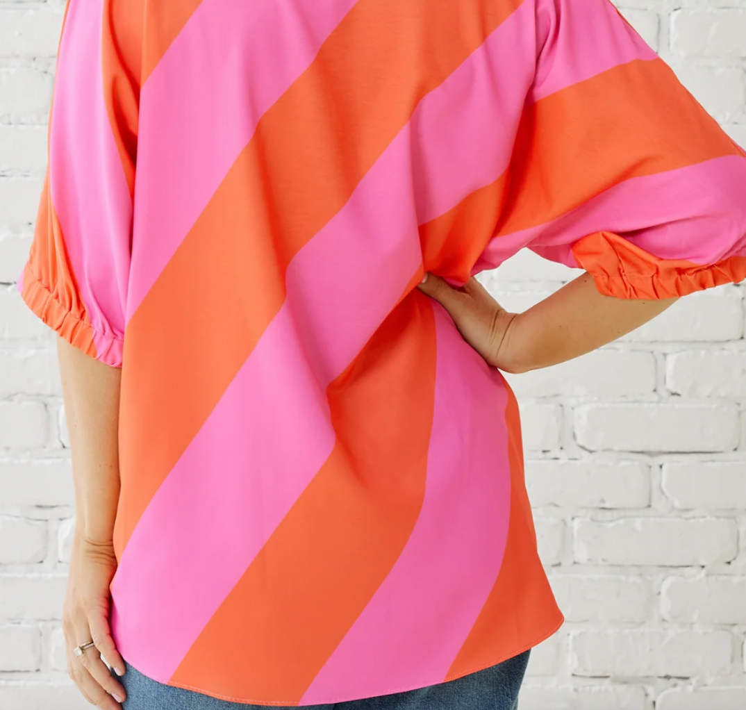 COCO TOP PINK/ORANGE