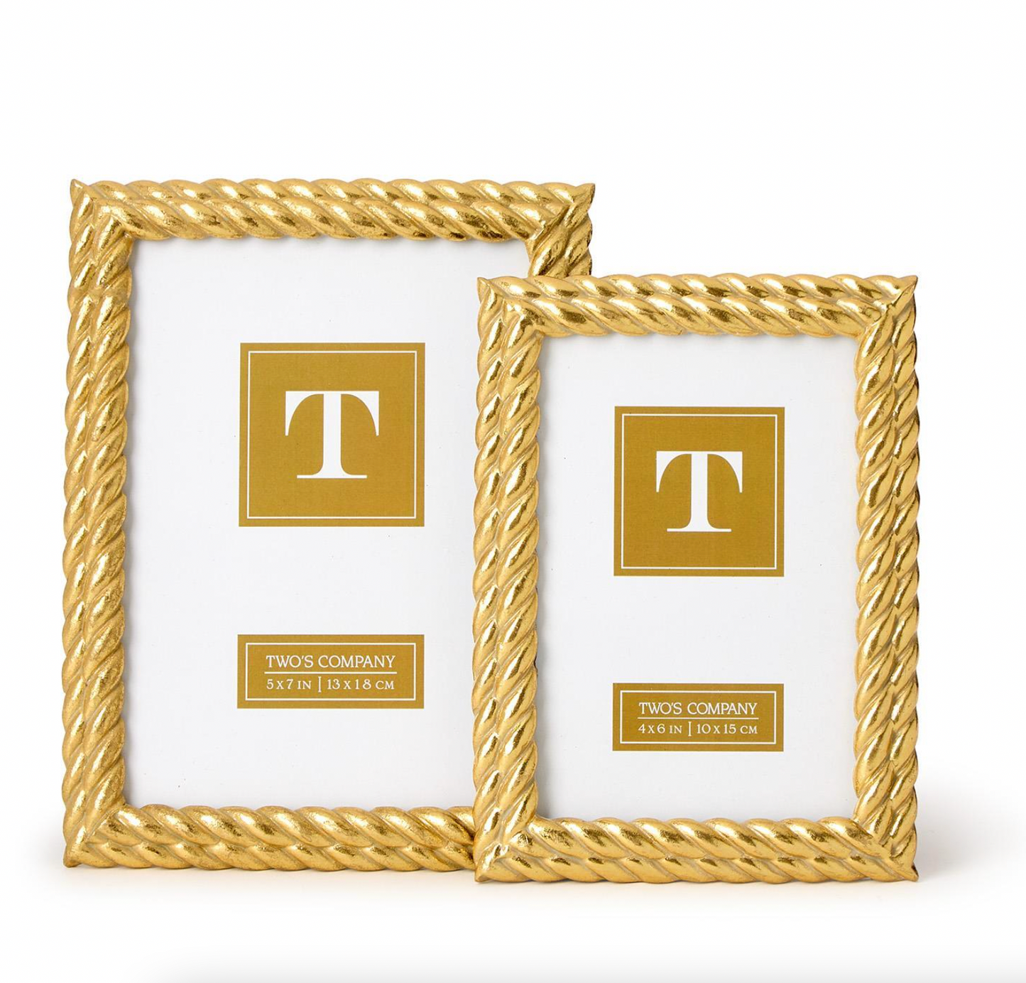 Gold Rope Photo Frame