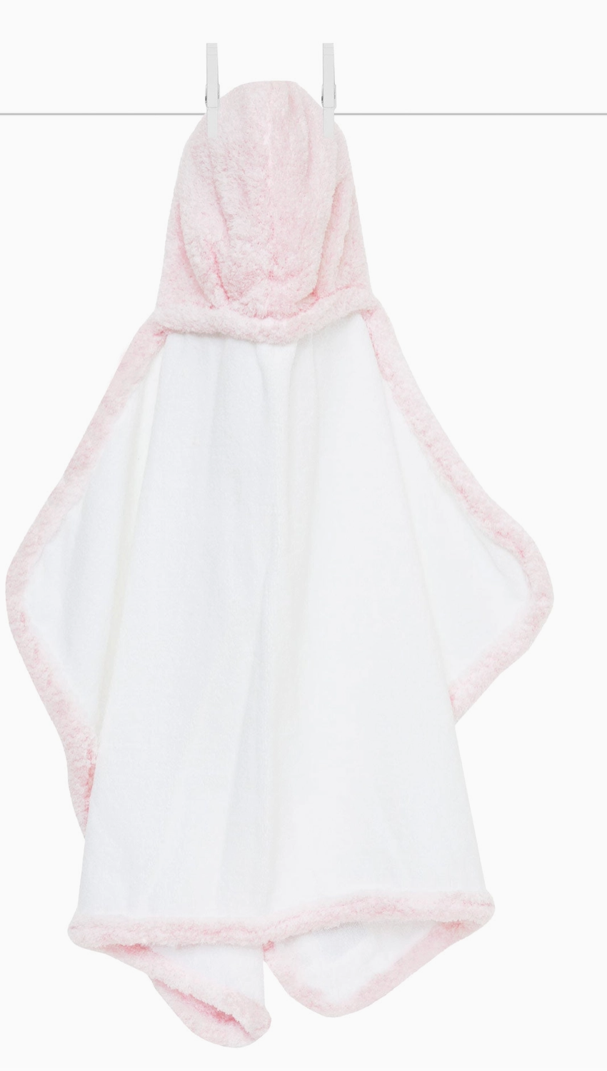 Chenille Baby Towel - Pink