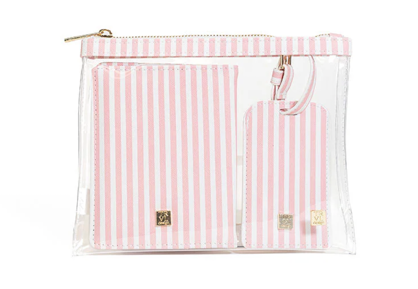 LUXE TRVL 3PC SET - PIMLICO STRIPE PINK