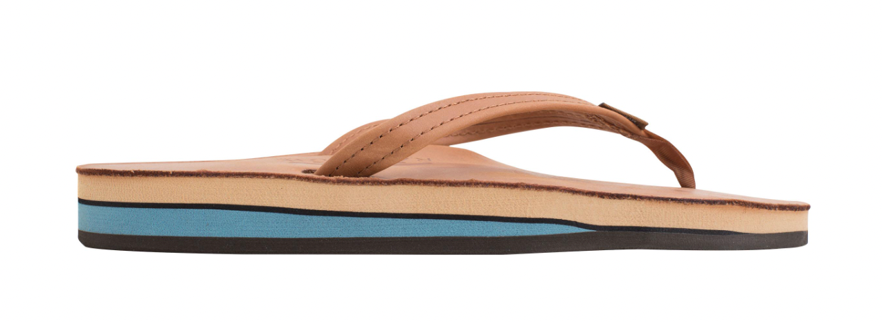 Double Layer Arch Support Classic Leather and 1/2" Narrow Strap