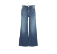 MEG HIGH RISE FAB AB WIDE LEG RAW HEM