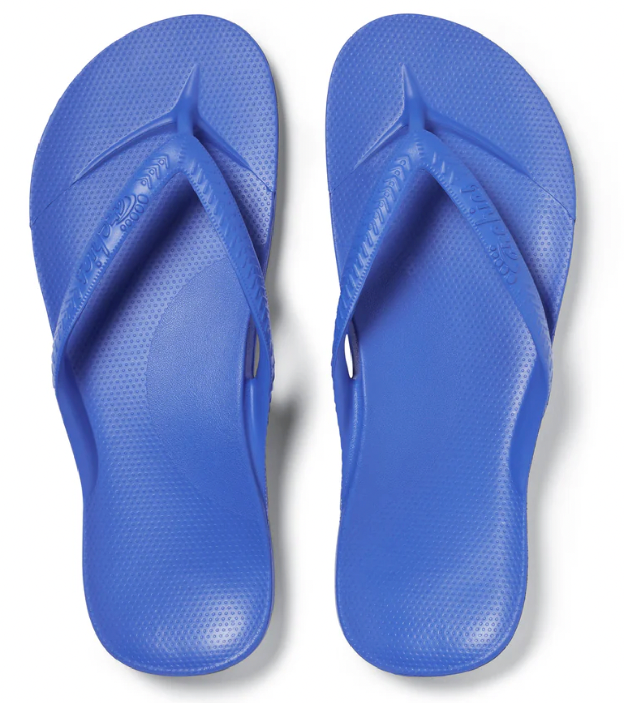 Royal Blue Arch Support Flip Flops