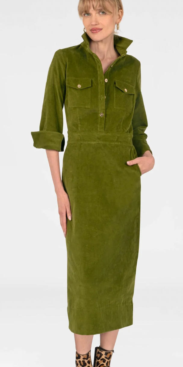 Shake It Up Dress Olive