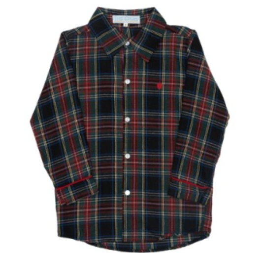William Hearthside Tartan Button Up