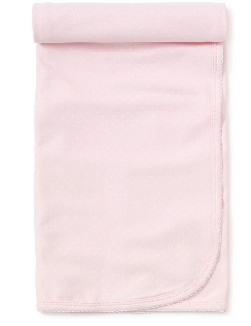 Pink/White New Kissy Dots Print Blanket