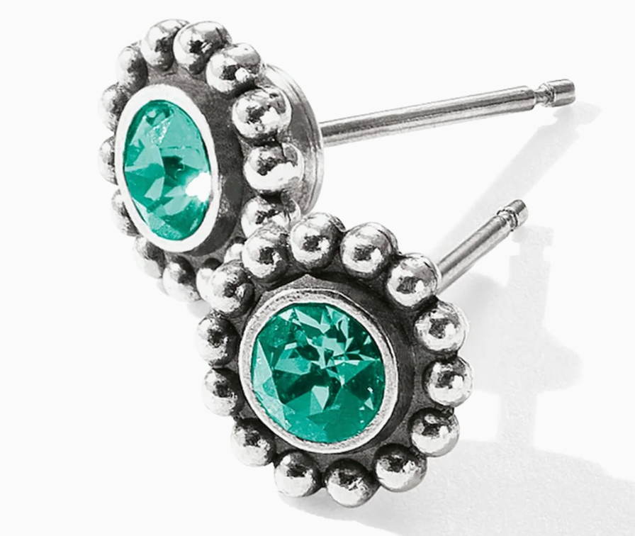 Twinkle Mini Post Earrings Emerald