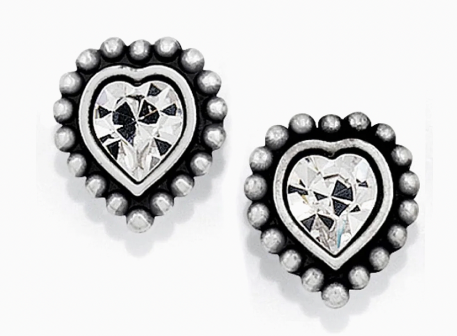 Type Mini Post Material Fine quality crystals Finish Silver plated Drop 1/4" Width 1/4"