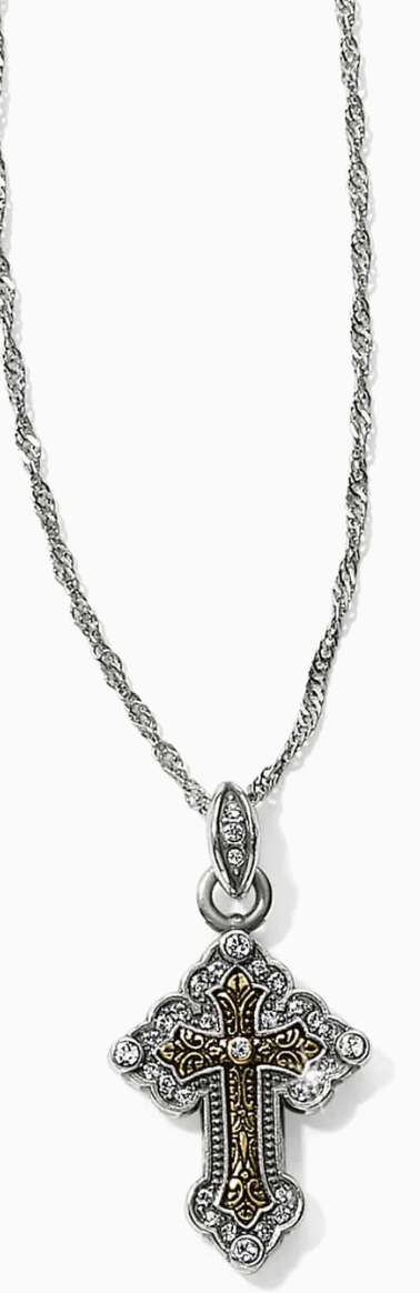 Greek Petite Cross Necklace