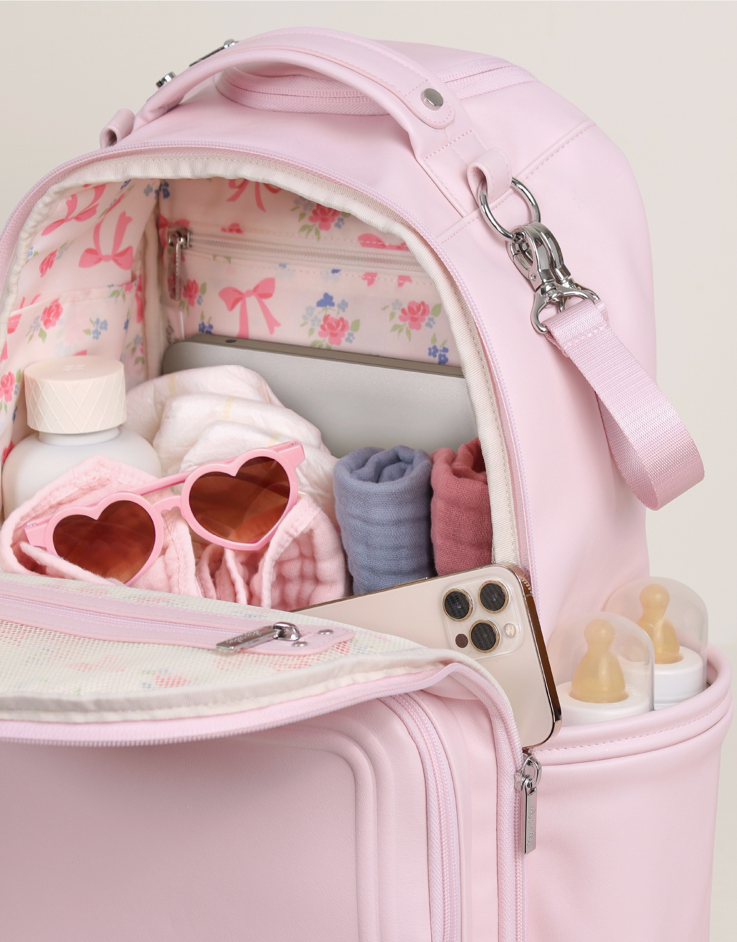 Ribbons & Roses Boss Plus™ Backpack Diaper Bag