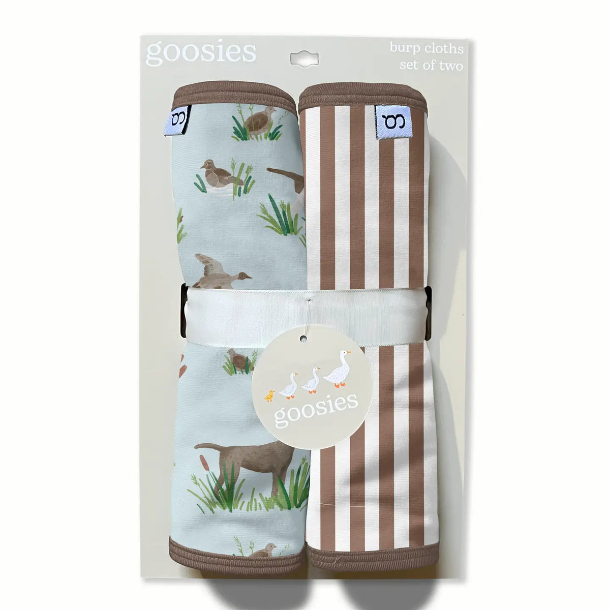 Delta Bird Hunting Dogs Burp Cloth Set