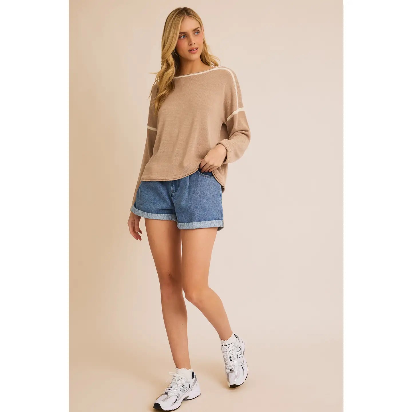 Color Contrast Sweater