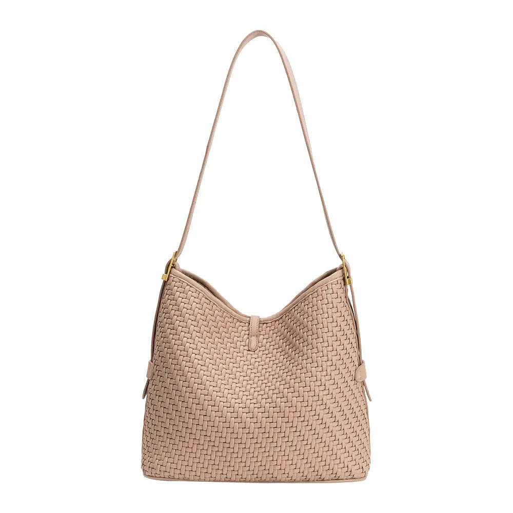 Thalia Biscuit Recycled Vegan Leather Tote