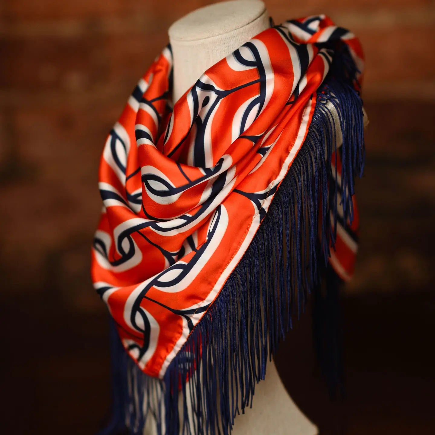Game Day Fringe Scarf