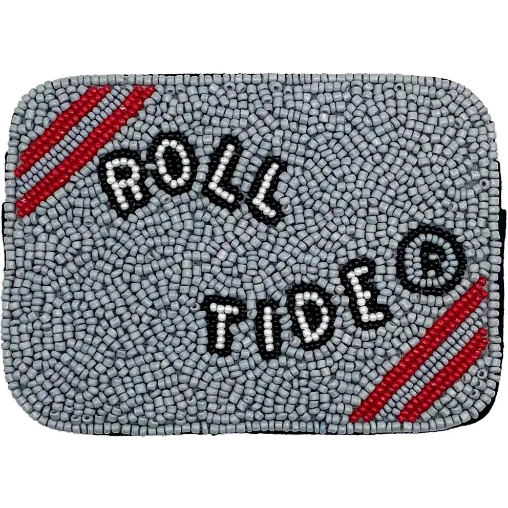 Roll Tide Beaded Credit Card Holder