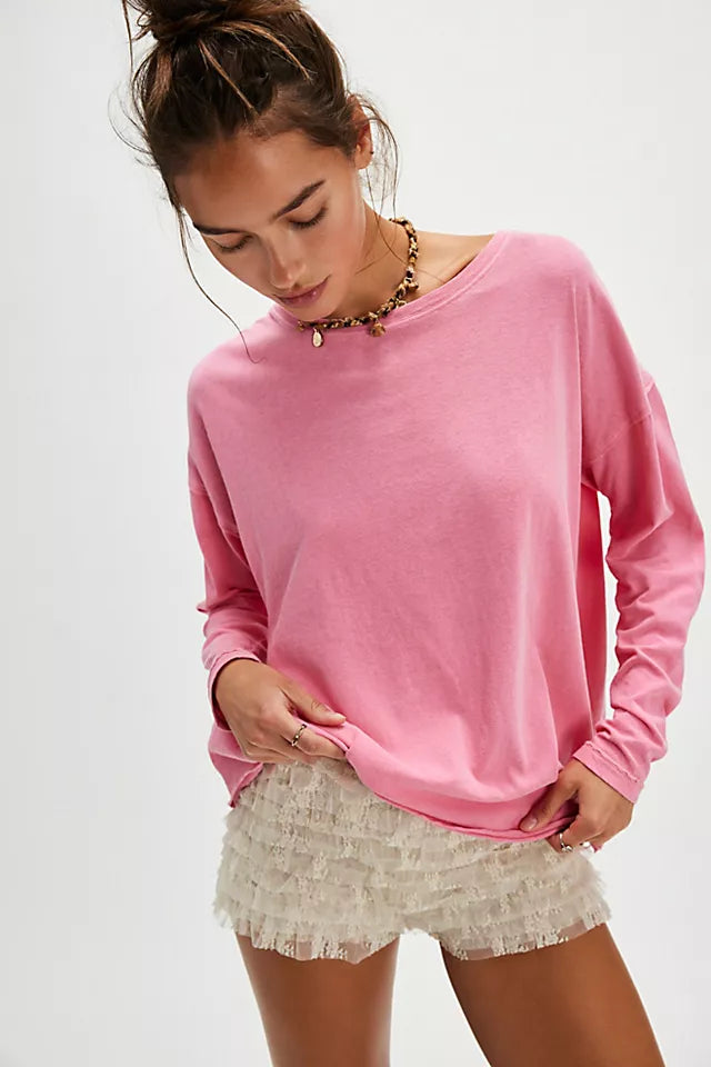 Nina Tee Long Sleeve Tee Flowering Ginger