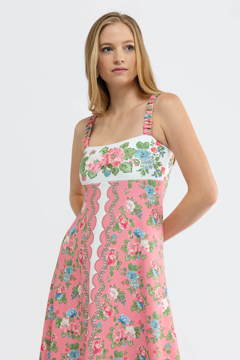 Lochlain Dress cabbage Rose