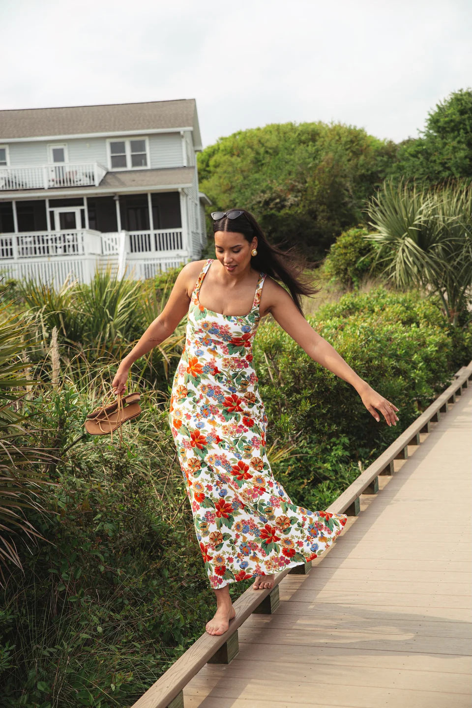 Paloma Dress in Evetide Garden
