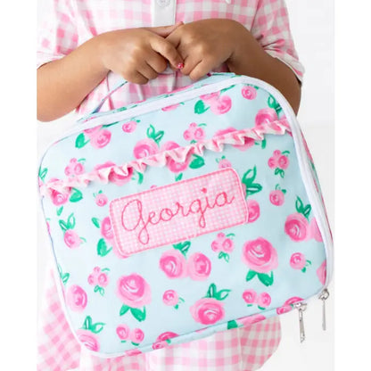 Insulated Lunch Bag - Watercolor Roses
