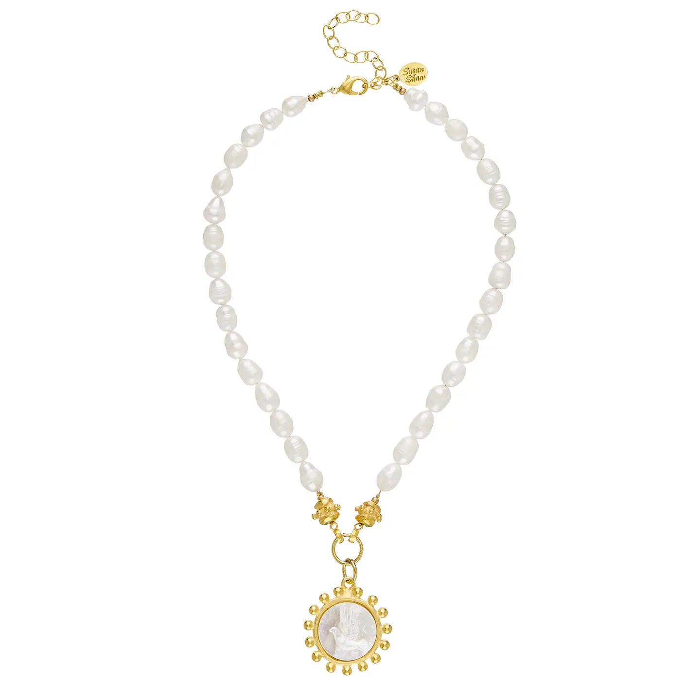 Mother of Pearl Dove Pearl Necklace