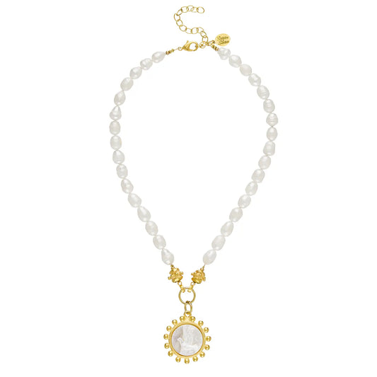 Mother of Pearl Dove Pearl Necklace