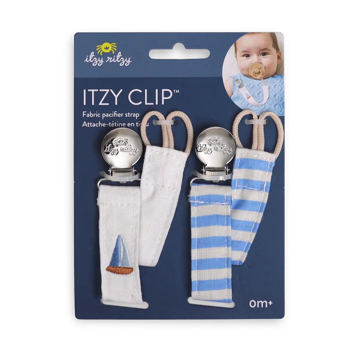 New* Itzy Clip™ - Fabric Pacifier Strap