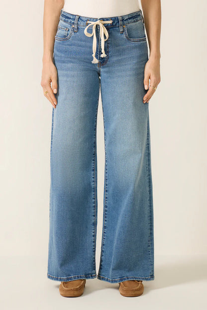 Maya Drawstring Wide Leg Pant Protect