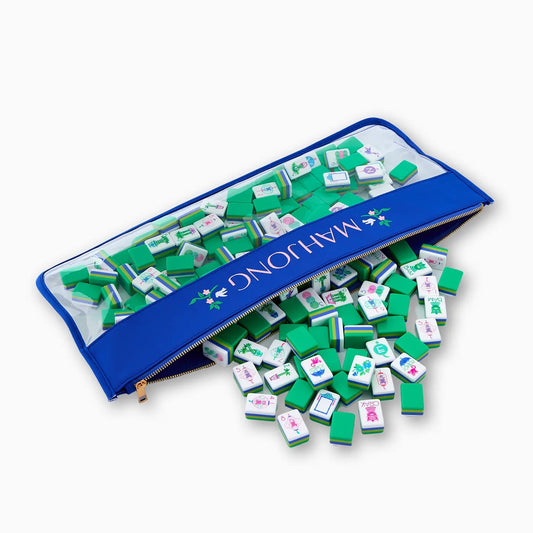Royal Blue Mahjong Bag