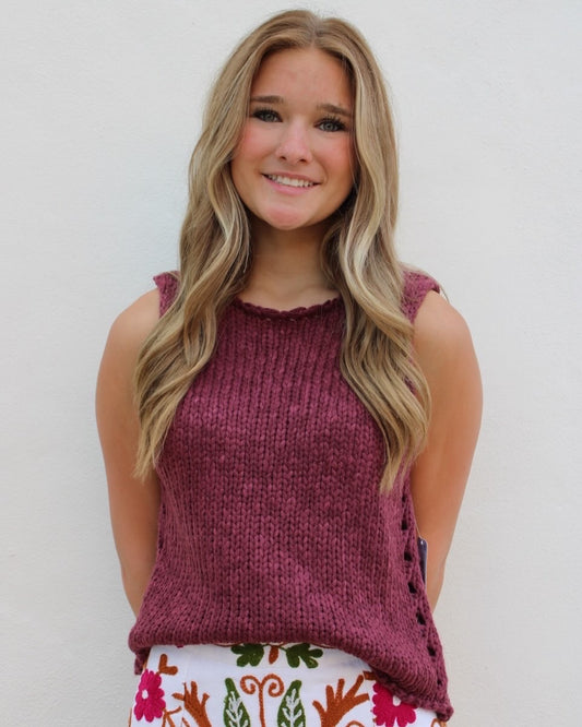 Women's Free People Opal Tank Top Sangria
