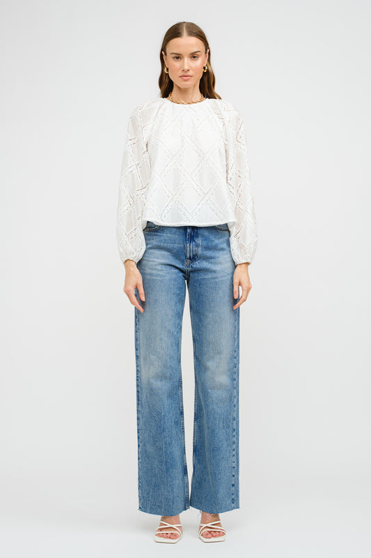Ali Lace Inset Blouse