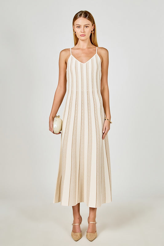 Lurex Knit Maxi Dress