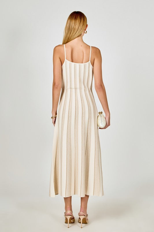 Lurex Knit Maxi Dress