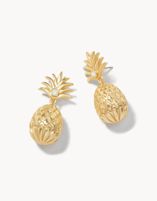 Sweet Pineapple Earrings Gold
