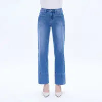 Front Pocket Mid Rise Denim