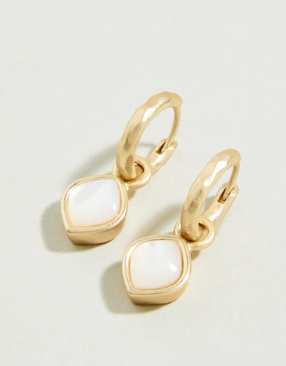 Buttercup Dangle Earrings Mother-of-Pearl