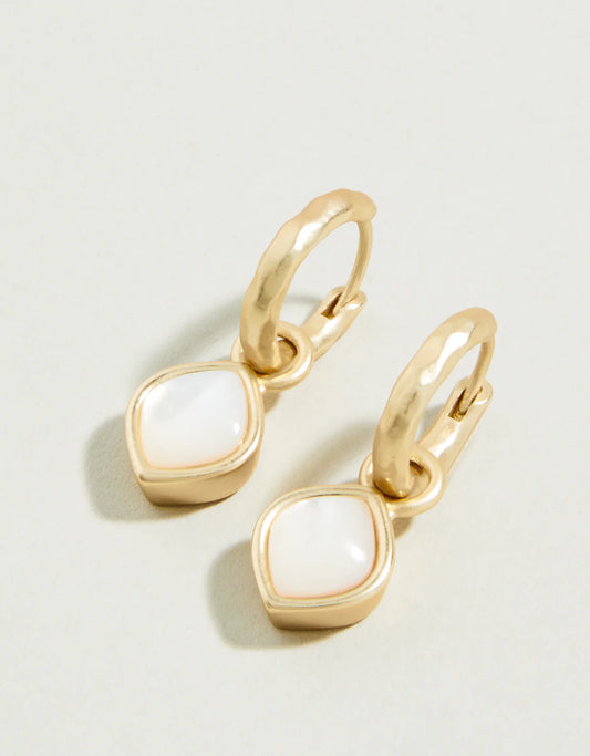 Buttercup Dangle Earrings Mother-of-Pearl