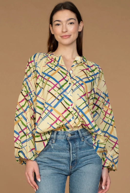 Emory Top in Mad for Plaid