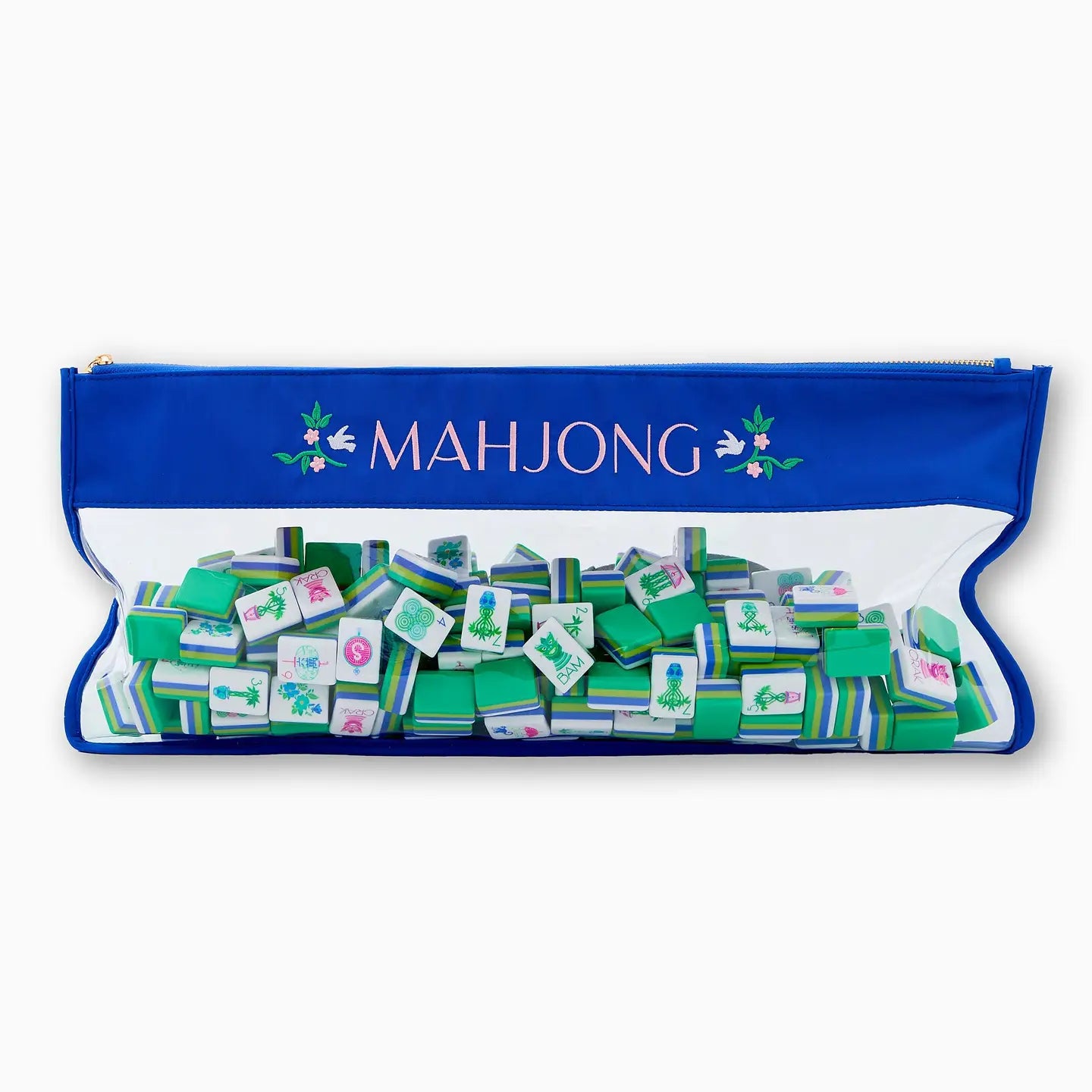 Royal Blue Mahjong Bag