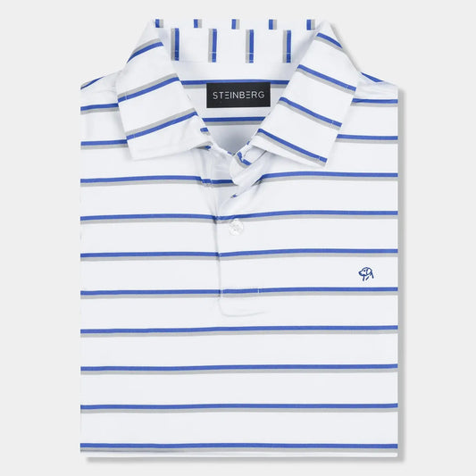 The Youth Bluebird Stripe Lab Polo