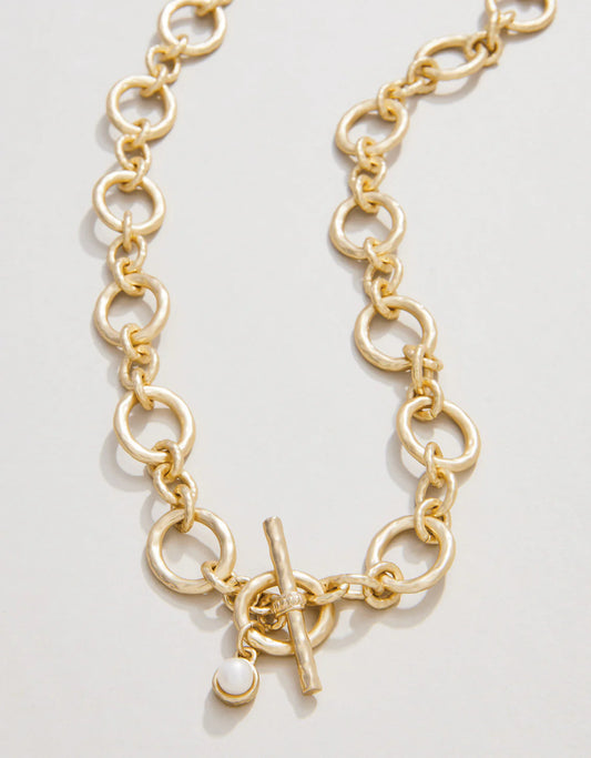 DeVaul Chain Toggle Necklace 18"