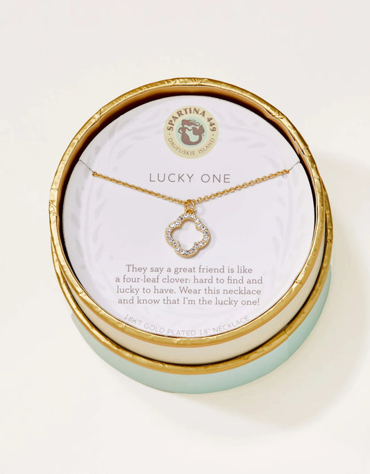 Sea La Vie Necklace 18" Lucky One/Quatrefoi