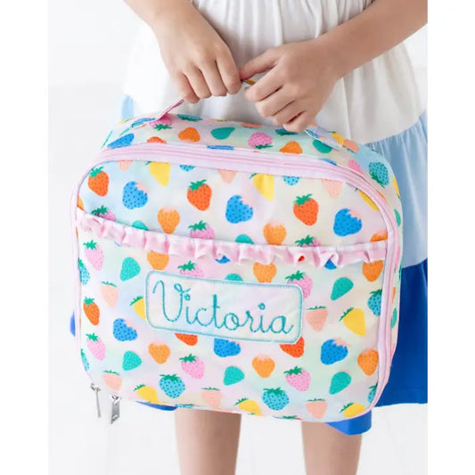 Insulated Lunch Bag - Strawberries